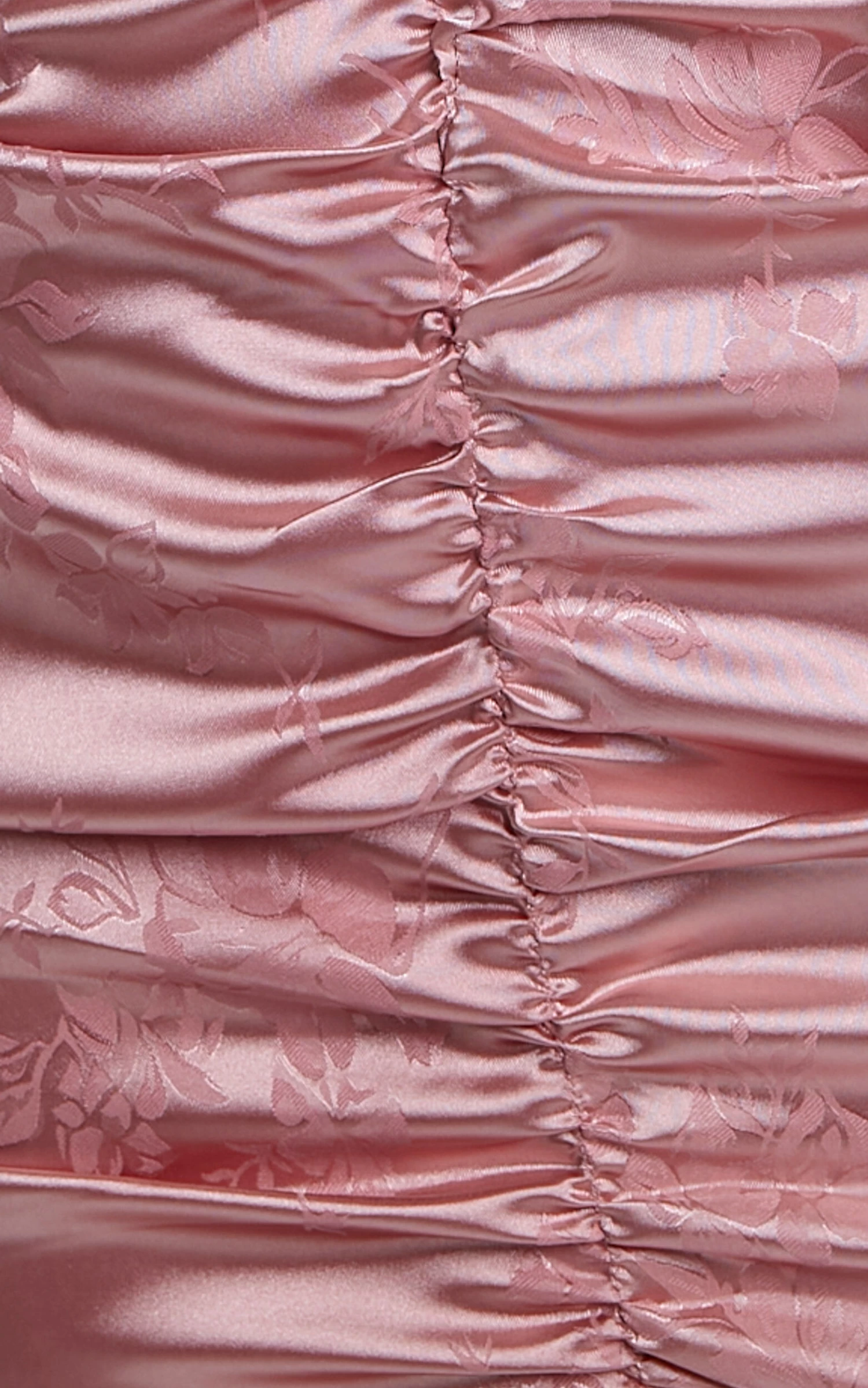 Showpo Richmond Long Sleeve Ruched Mini Dress In Dusty Pink - Image 6