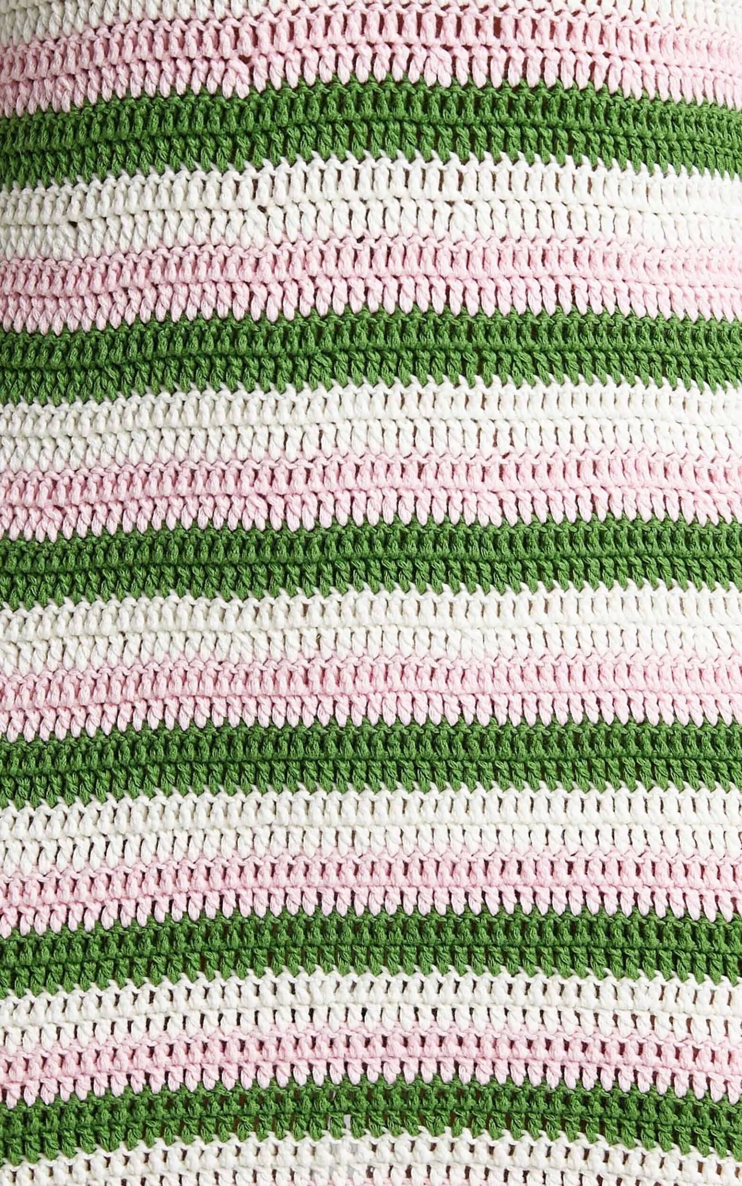 Showpo Roanne Crochet Halter Mini Dress In Green - Image 9