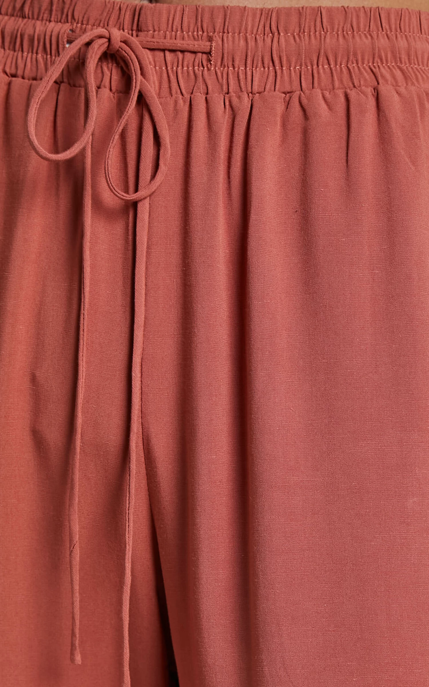 Showpo Devina High Waisted Straight Leg Pants In Clay - Image 7