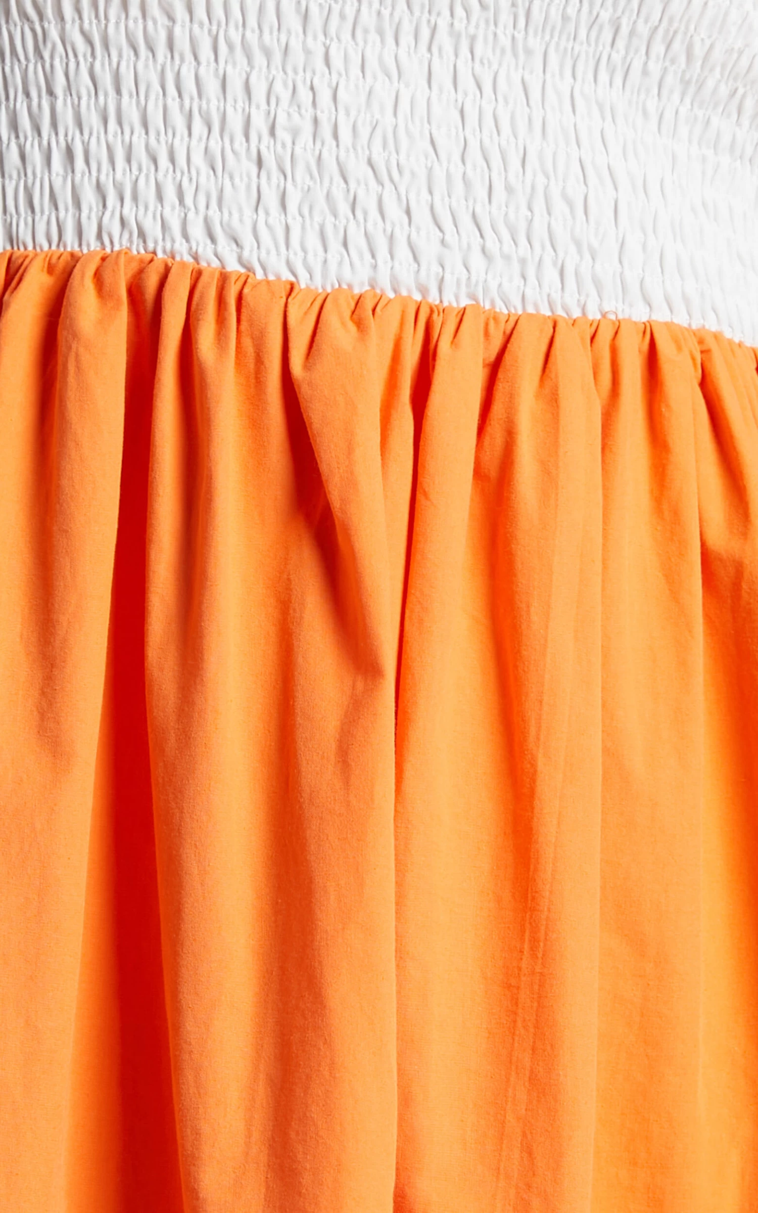 Showpo Eugenna Cotton Tiered Colour Block Midi Dress In Multi - Image 6