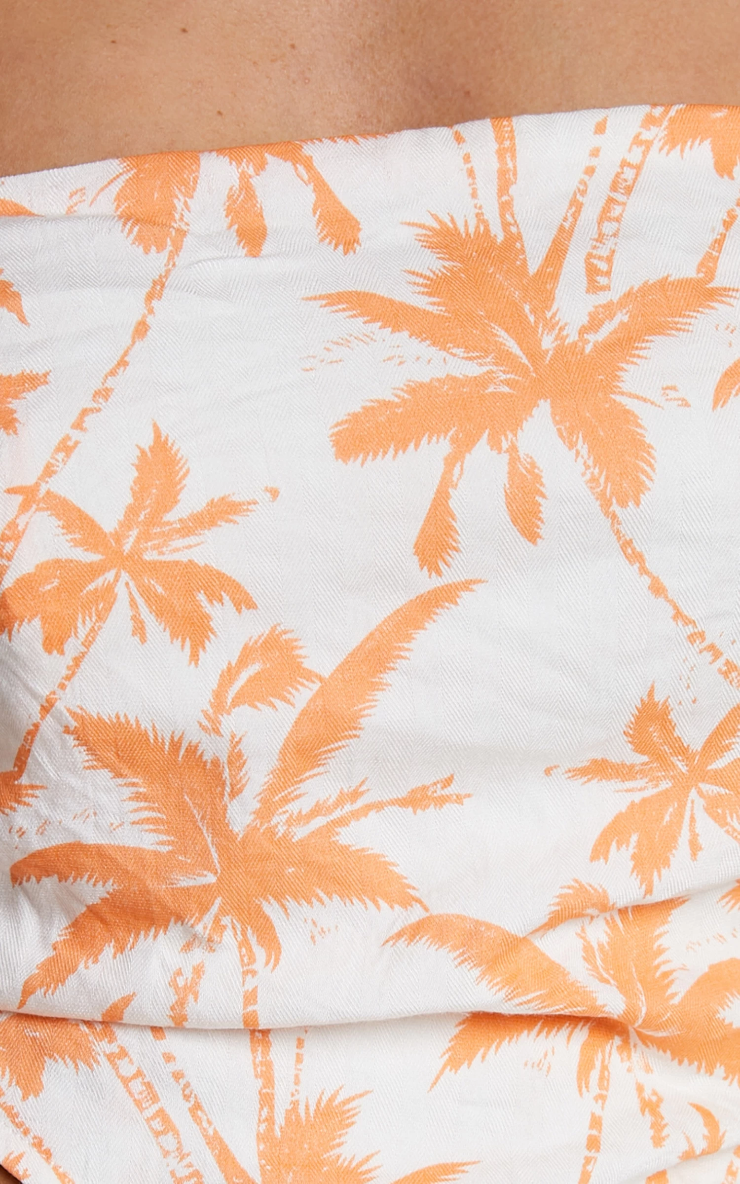 Showpo Fayella Trousers - Mid Rise Relaxed Straight Leg Trousers In Orange Palm - Image 8