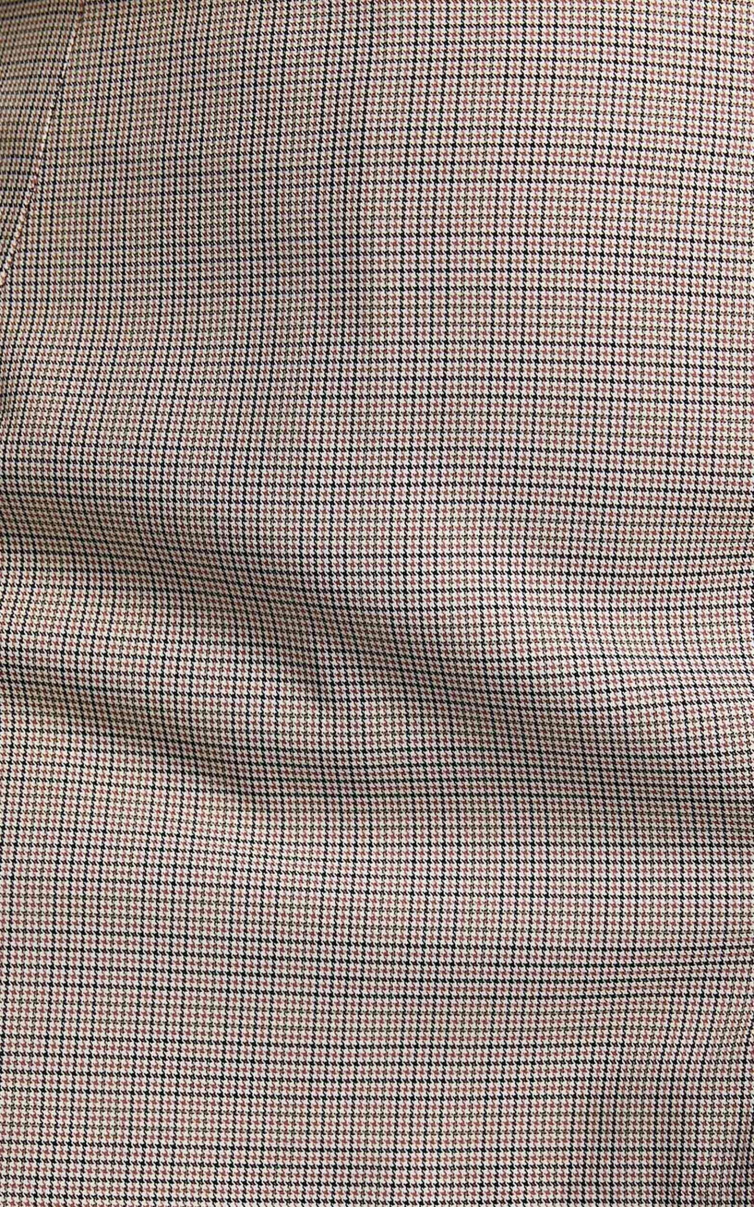 Showpo Khizza Wrap Front Skort In Brown Pink Check - Image 8