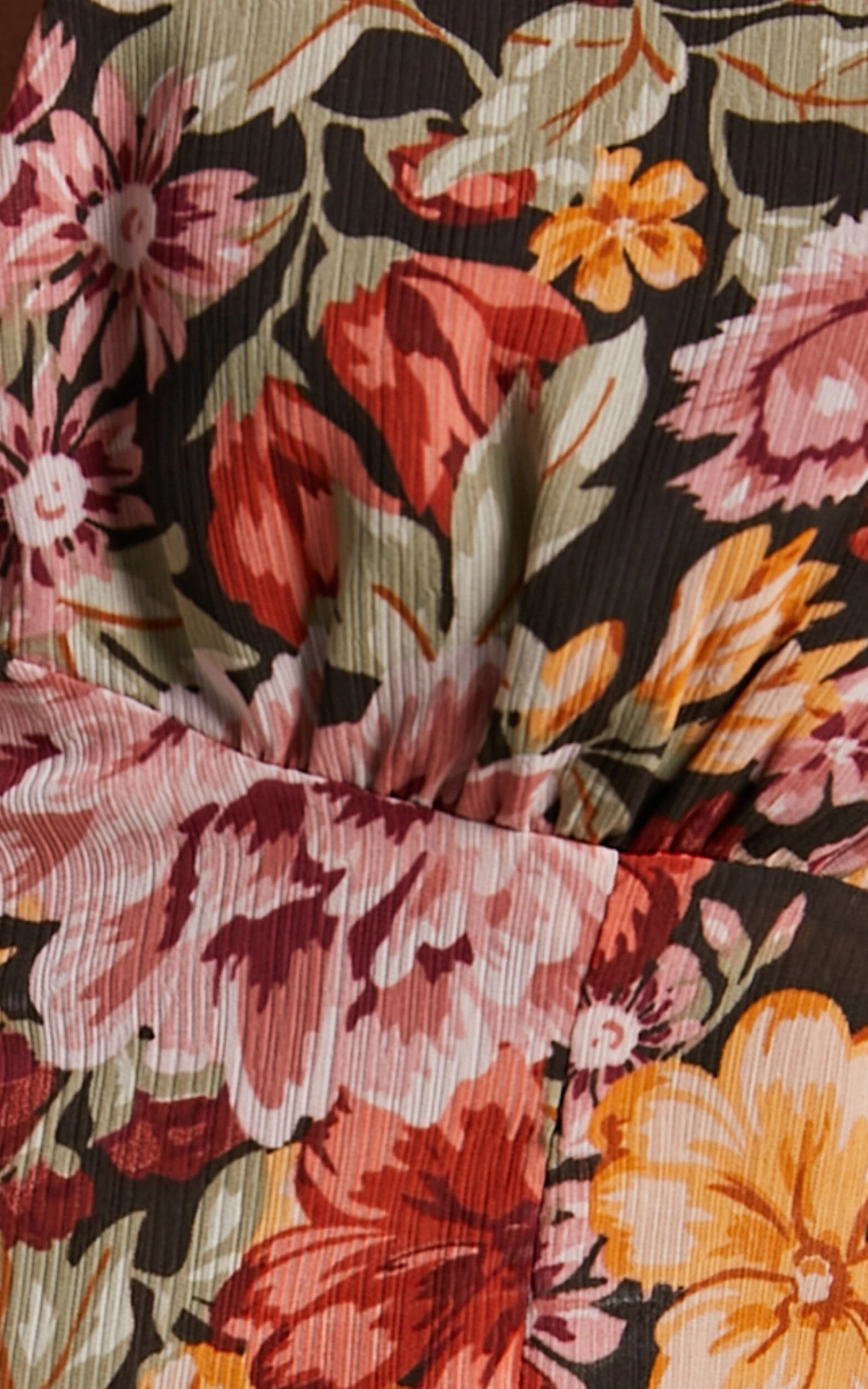 Showpo Lorie Top - V Neck Long Sleeve Top In Boheme Floral - Image 7