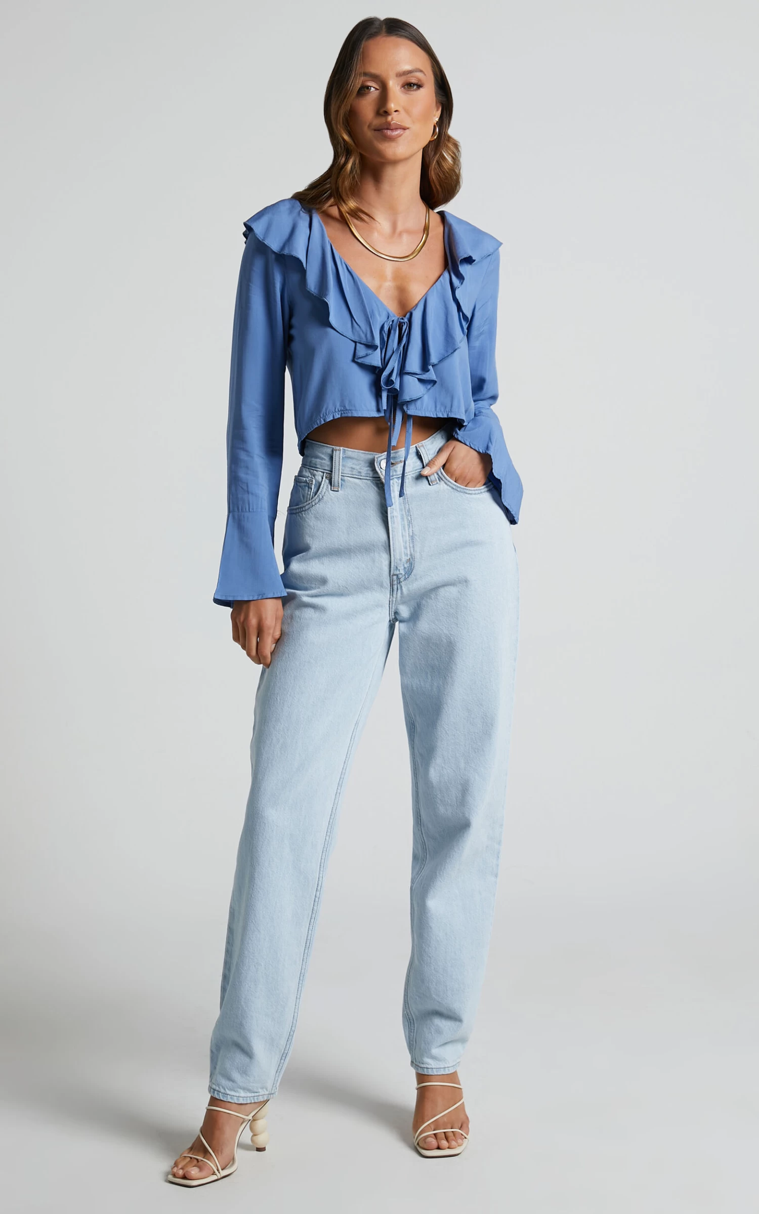 Showpo Rumina Top In Blue - Image 7