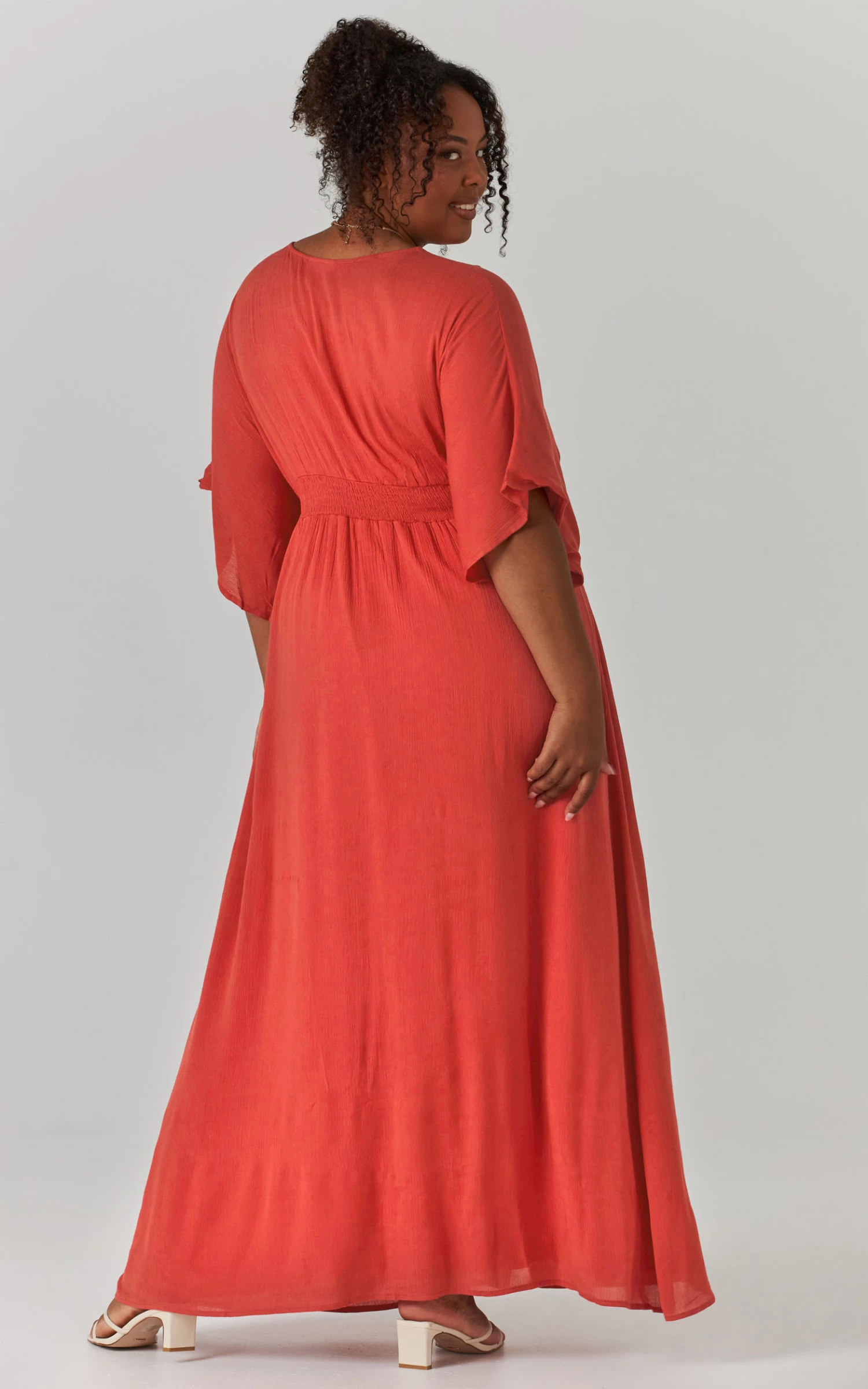 Showpo Sitting Pretty Dress In Rust - Image 6