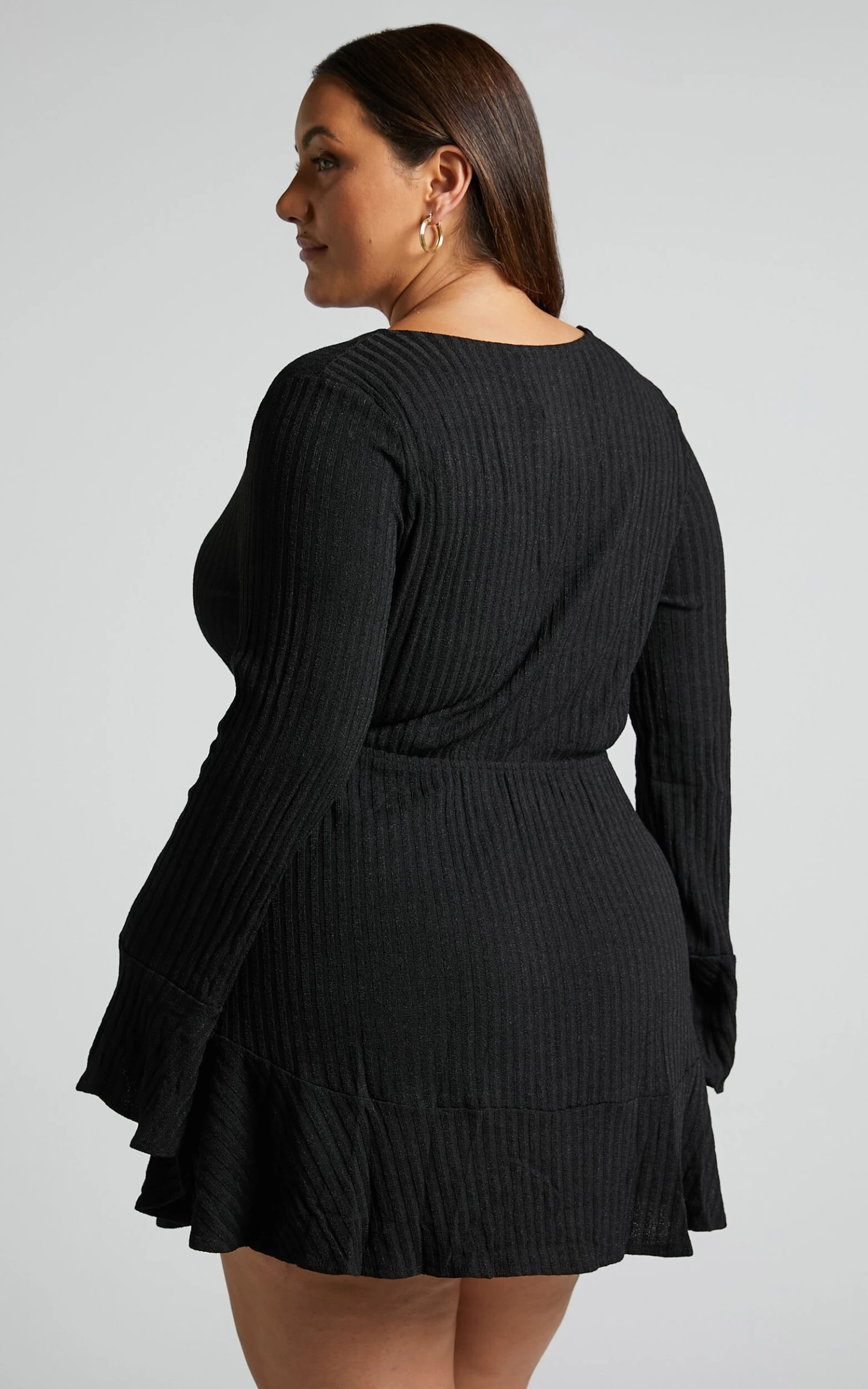 Showpo The Next Step Dress In Black - Image 8