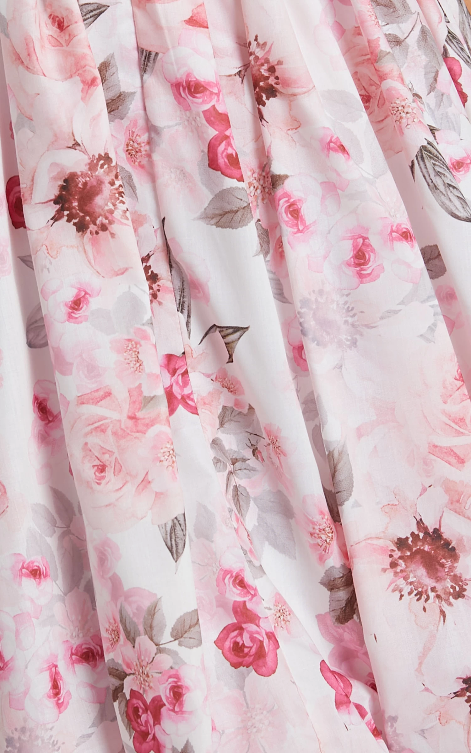 Showpo Uenice Ruched Bodice Cupcake Mini Dress In Bouquet Floral - Image 9