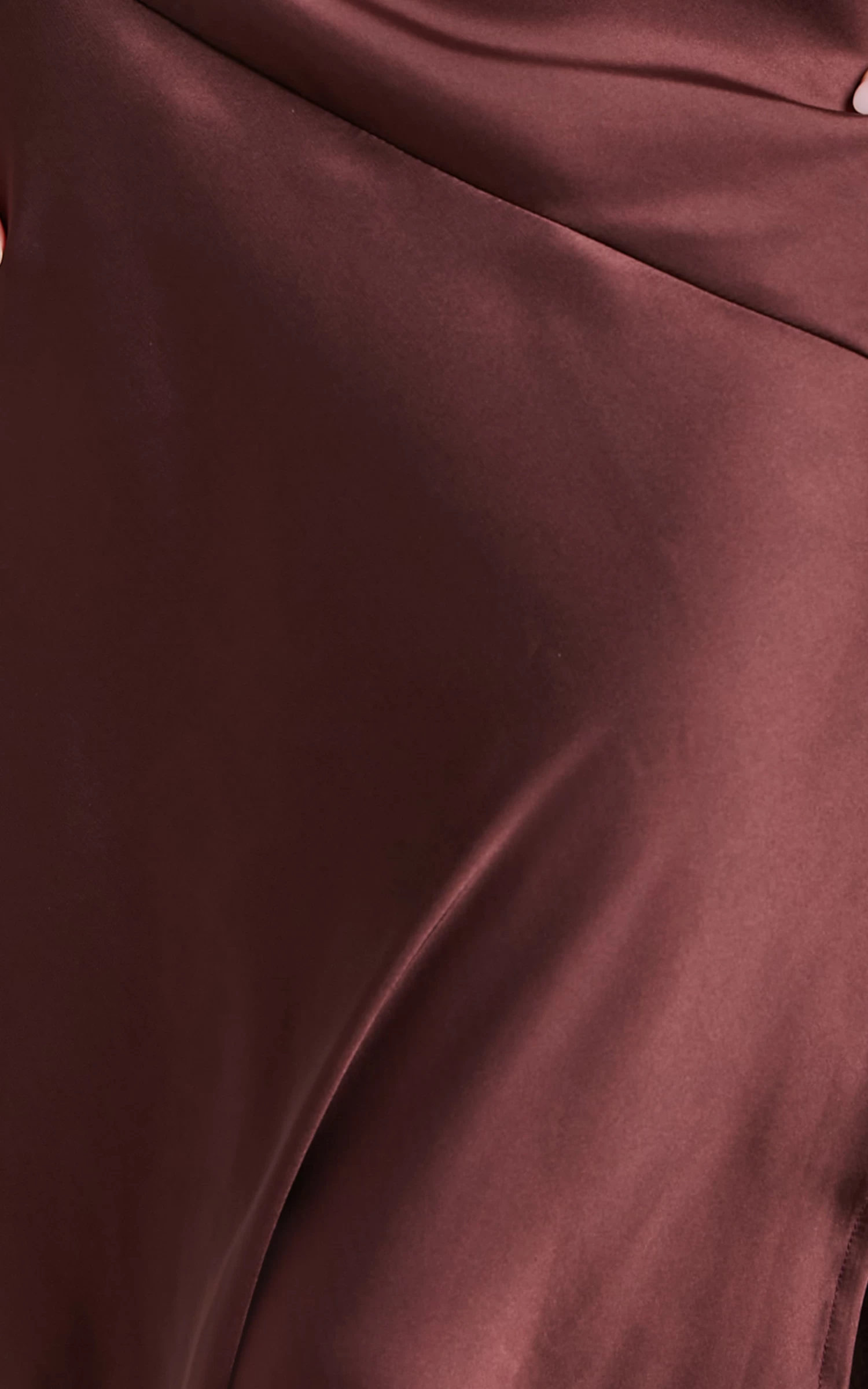 Showpo Yasari Cowl Neck Midi Dress In Chocolate - Image 9