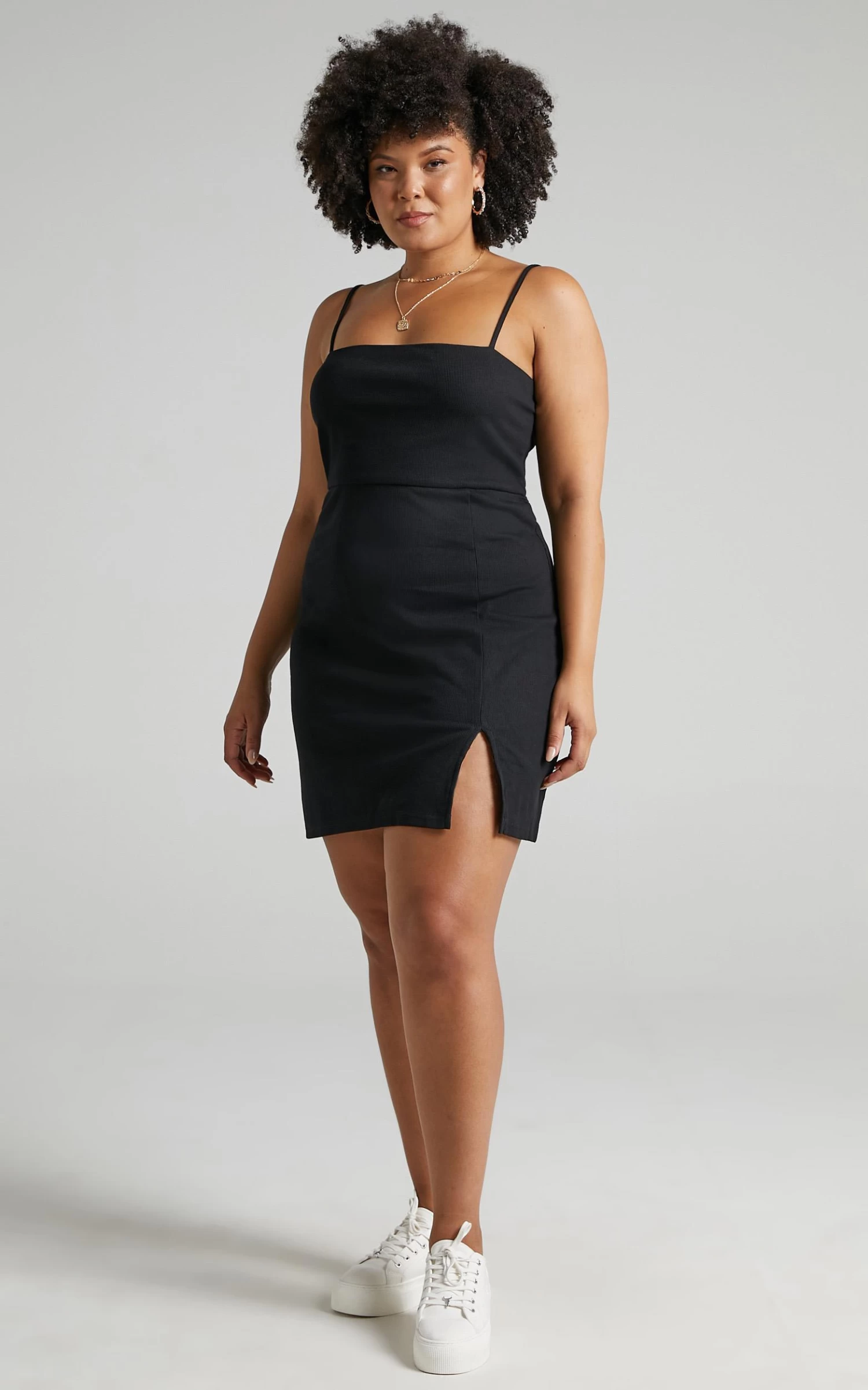 Showpo Island Babe Mini Dress In Black - Image 9
